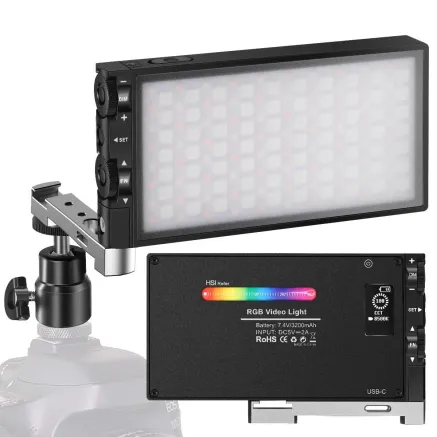 K&F Concept Full-Color RGB Fill Light Pocket Light GW51.0062