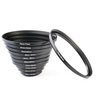 Objektīvu adapteri - K&F Concept K&F 11 in 1 Step Up Ring Set SKU0800 - быстрый заказ от производителя