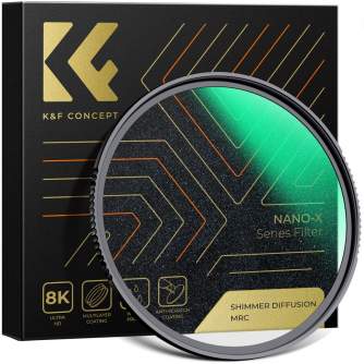 Neutral Density Filters - K&F Concept K&F 52mm Shimmer Diffusion 1 Filter Optical Glass Glimmer Effect Filter for Camera Lens Nano-X Series KF01.2163 - quick order from manufacturer