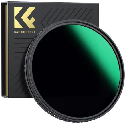 K&F Concept 52MM XV40 Nano-X Variable/Fader ND Filter, ND8ND128, W/O Black