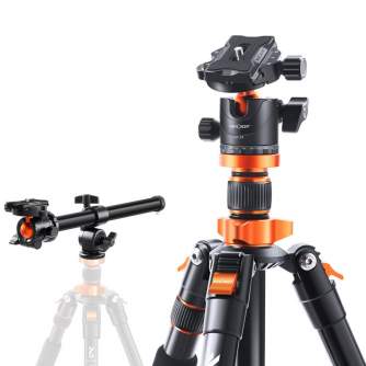 New products - K&F Concept K&F 78"/200cm Lightweight Travel Tripod Aluminum Tripod 10kg/22lbs Load Capacity with Magnesium Allo KF09.087V4 - quick order from manufacturer