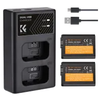Kameras bateriju lādētāji - K&F Concept K&F FW50 1030mAh Digital Camera Dual Battery with Dual Channel - быстрый заказ от произKameras bateriju lādētāji - K&F Concept K&F FW50 1030mAh Digital Camera Dual Battery with Dual Channel - быстрый заказ от произ