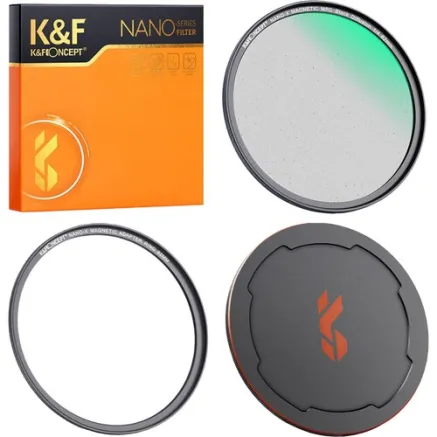 K&F Concept Nano-X Magnetic Black Mist Filter 1/4 with Adapter Ring & Lens Cap (67mm) SKU.1821