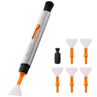 Sortimenta jaunumi - K&F Concept Replaceable Cleaning Pen Set (Cleaning Pen + Silicone + Full-frame Cleaning Stick) SKU.1900 - ātri pasūtīt no ražotāja