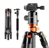 Statīvu aksesuāri - K&F Concept SA284C1 Carbon Fiber Tripod/Monopod Kit with Ball Head KF09.095 - быстрый заказ от производителяStatīvu aksesuāri - K&F Concept SA284C1 Carbon Fiber Tripod/Monopod Kit with Ball Head KF09.095 - быстрый заказ от производителя