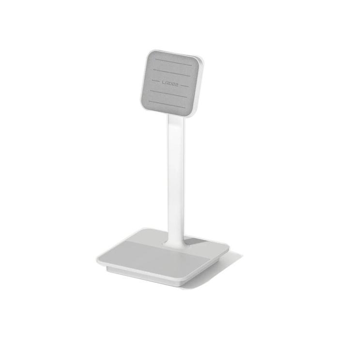 New products - LAB22 Magnetic Phone Stand with Dual Wireless Charging - Silver 214-007 - quick order from manufacturer