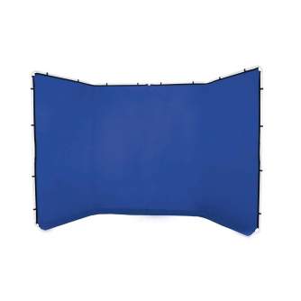Background Set with Holder - Lastolite Panoramic Background (BLUE) + stand LL LB7943 - quick order from manufacturer