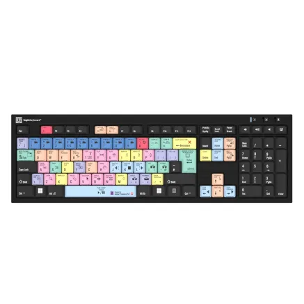 Logic Keyboard Adobe Premiere Pro CC PC Nero Line UK LKB-PPROCC-BJPU-UK