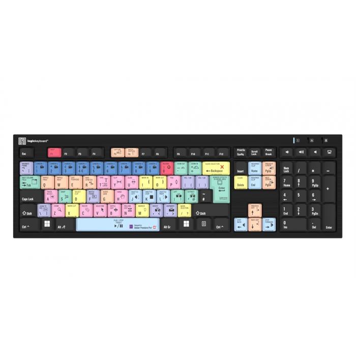 New products - Logic Keyboard Adobe Premiere Pro CC PC Nero Line UK LKB-PPROCC-BJPU-UK - quick order from manufacturer