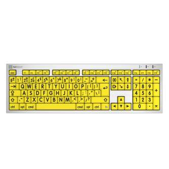 New products - Logic Keyboard XLPrint ALBA Black on Yellow UK LKB-LPRNTBY-CWMU-UK - quick order from manufacturer