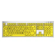 New products - Logic Keyboard XLPrint ALBA Black on Yellow UK LKB-LPRNTBY-CWMU-UK - quick order from manufacturerNew products - Logic Keyboard XLPrint ALBA Black on Yellow UK LKB-LPRNTBY-CWMU-UK - quick order from manufacturer