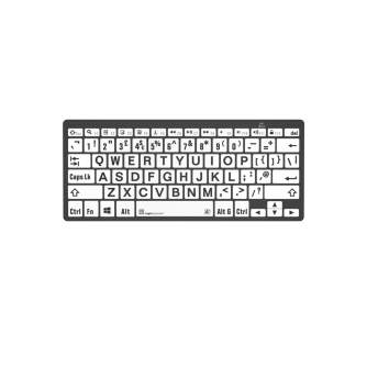 New products - Logic Keyboard XLPrint Bluetooth Black on White UK PC LKB-LPBW-BTPC-UK - quick order from manufacturer