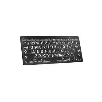 New products - Logic Keyboard XLPrint Bluetooth White on Black UK LKB-LPWB-BTON-UK - quick order from manufacturer