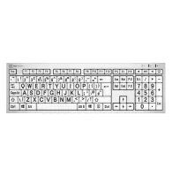 Новые товары - Logic Keyboard XLPrint PC Slim Line Black on White UK LKB-LPRNTBW-AJPU-UK - быстрый заказ от производителяНовые товары - Logic Keyboard XLPrint PC Slim Line Black on White UK LKB-LPRNTBW-AJPU-UK - быстрый заказ от производителя