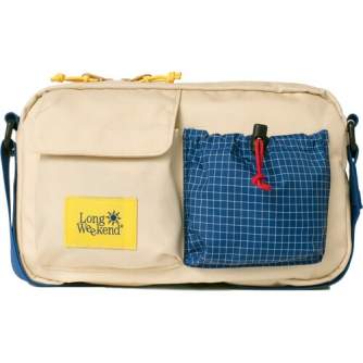 New products - Long Weekend Santa Fe Shoulder Bag, Creme Multi 213-006 - quick order from manufacturer