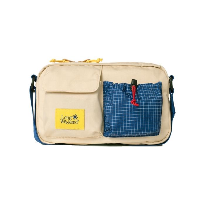 New products - Long Weekend Santa Fe Shoulder Bag, Creme Multi 213-006 - quick order from manufacturer