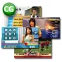 Streaming, Podcast, Broadcast - MagicSoft CG ver 9 4K Live Graphics Software - quick order from manufacturer