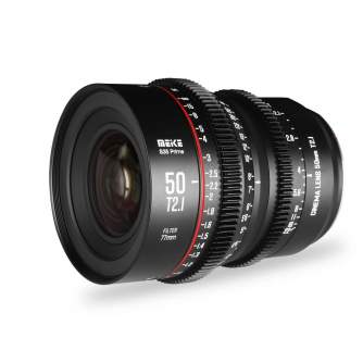 CINEMA видео объективы - Meike 50mm T2.1 S35 Prime Lens EF MK-50MM T2.1 S35-PRIME EF - быстрый заказ от производителя