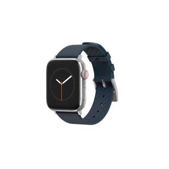 New products - Moment Thin Leather Strap - for Apple Watch 38/40/41mm - Indigo Leather 320-039 - quick order from manufacturer