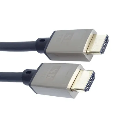 PremiumCord Ultra High Speed HDMI 2.1 cable 8K@60Hz, 4K@120Hz length 0.5m metallic