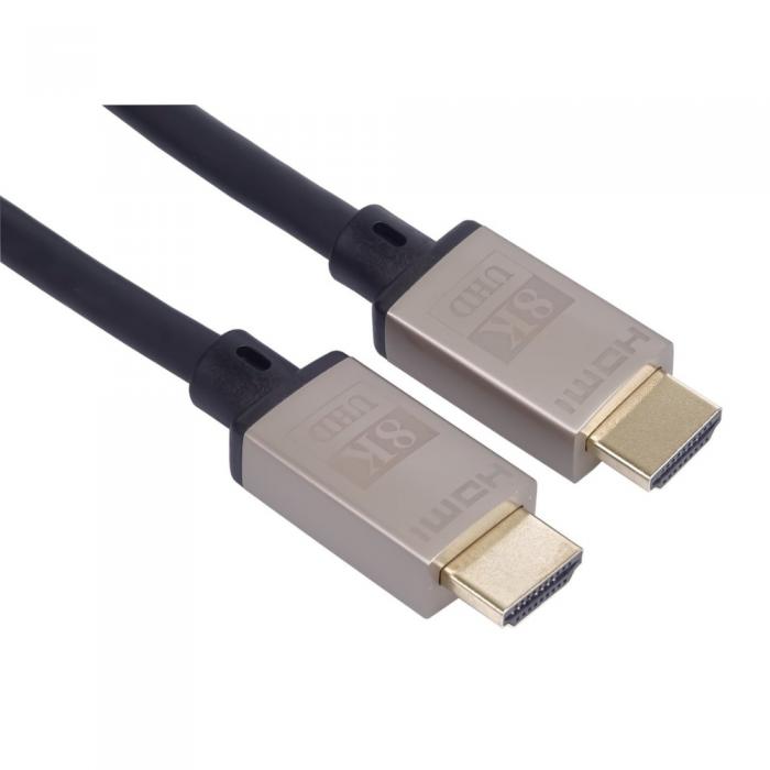 Sortimenta jaunumi - PremiumCord Ultra High Speed HDMI 2.1 cable 8K@60Hz, 4K@120Hz length 2m metallic gold plated connectors KPHDM21K2 - ātri pasūtīt no ražotāja