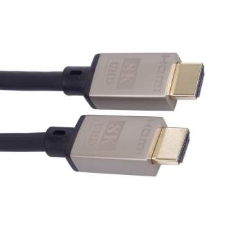 Sortimenta jaunumi - PremiumCord Ultra High Speed HDMI 2.1 cable 8K@60Hz, 4K@120Hz length 3m metallic gold plated connectors KPHDM21K3 - ātri pasūtīt no ražotāja