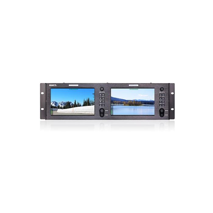 New products - Swit M-1073H 2x7" LCD 19" rack 3U monitor M-1073H - quick order from manufacturer