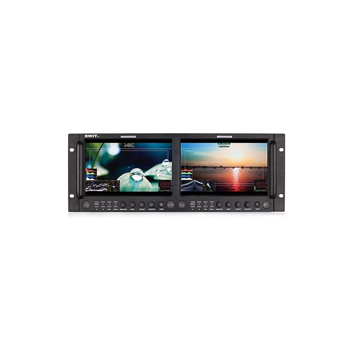 Sortimenta jaunumi - Swit M-1093F 2x9" IPS LCD 19" rack 4U monitor M-1093F - ātri pasūtīt no ražotāja