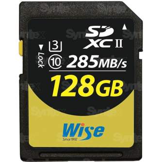 Sortimenta jaunumi - Wise 128GB SDXC UHS-II Memory Card WI-SD2-128U3 - ātri pasūtīt no ražotāja