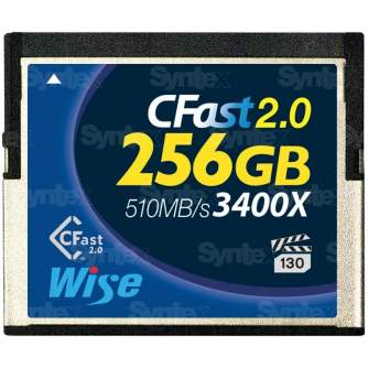 Sortimenta jaunumi - Wise 256GB CFast 2.0 Blue 3400X WI-CFAST-2560 - ātri pasūtīt no ražotāja