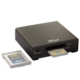 Memory Cards - Wise Dual Slot CFexpress / SDXC Card Reader WI-WA-CXS07 - quick order from manufacturer