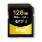 Atmiņas kartes - Wise SD-N 128GB SDXC UHS-II V90 Memory Card WI-SD-N128 - ātri pasūtīt no ražotāja