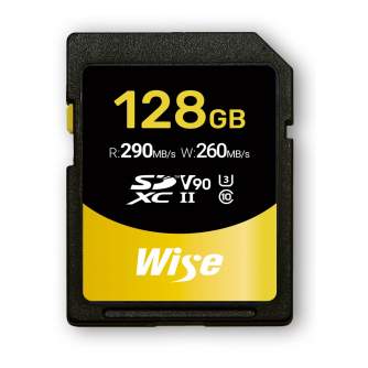 Sortimenta jaunumi - Wise SD-N 128GB SDXC UHS-II V90 Memory Card WI-SD-N128 - ātri pasūtīt no ražotāja