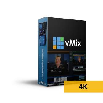 Sortimenta jaunumi - vMix Software 4K VMIX4K - ātri pasūtīt no ražotāja