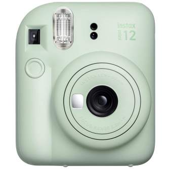 Momentfoto kamera - Instant camera instax mini 12 MINT GREEN + instax mini glossy (10pcs) - купить сегодня в магазине и с достав