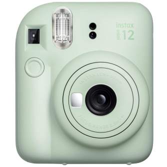 Momentfoto kamera - Instant camera instax mini 12 MINT GREEN + instax mini glossy (10pcs) - perc šodien veikalā un ar piegādi