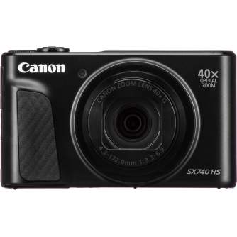 Kompaktkameras - Canon PowerShot SX740 HS (Black) - perc šodien veikalā un ar piegādi