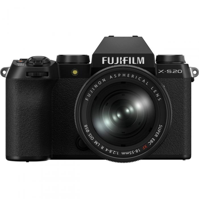 Bezspoguļa kameras - Fujifilm X-S20 + XF18-55mm kit Black - купить сегодня в магазине и с доставкой