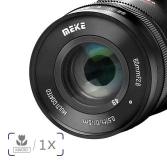 Lenses - Meike 60mm f/2.8 APS-C MF Macro Prime Lens (EF) MK-60MM F2.8 APS-C EF - quick order from manufacturer