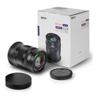 Objektīvi - Meike 60mm f/2.8 APS-C MF Macro Prime Lens (EF) MK-60MM F2.8 APS-C EF - ātri pasūtīt no ražotāja