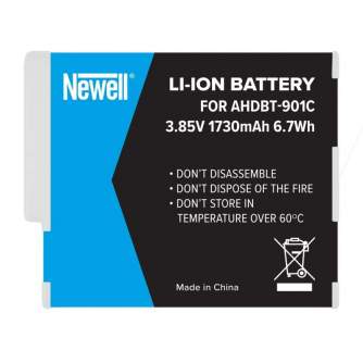 Kameru akumulatori - Newell SupraCell Protect replacement battery AHDBT-901c for GoPro - perc šodien veikalā un ar piegādi