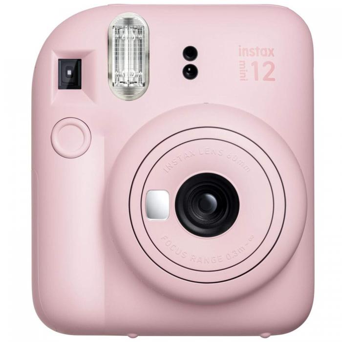 Momentfoto kamera - Instant Camera Instax Mini 12 Blossom Pink + instax mini glossy (10 pcs) - perc šodien veikalā un ar piegādi