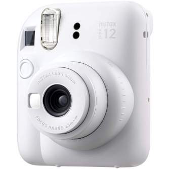 Instant Cameras - Instant Camera Instax Mini 12 Clay White + instax mini glossy (10 pcs) - buy today in store and with delivery