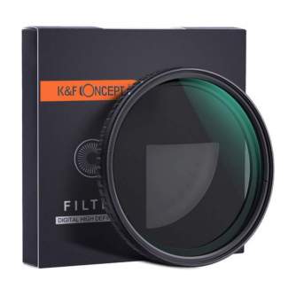 K&F Concept 82mm XV38 Nano-X Variable/Fader ND Filter, ND2~ND32, W/O black