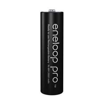 Batteries and chargers - 2x Panasonic Eneloop Pro AA 2550mAh 1.2V Ni-MH BK-3HCDE 500x Ready to Use Rechargeable Batteries, akumulatori lādējamās .. - buy today in store and with delivery