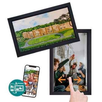 Photo Frames - Benel Photo Frameo Digital Photo Frame HF-101B Black 15.6 Inch - quick order from manufacturer