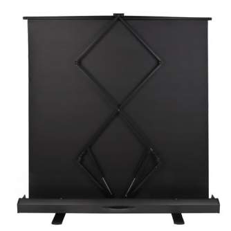 Background Set with Holder - StudioKing Roll-Up Background Screen FB-150200FB 150x200 cm Black - quick order from manufacturer
