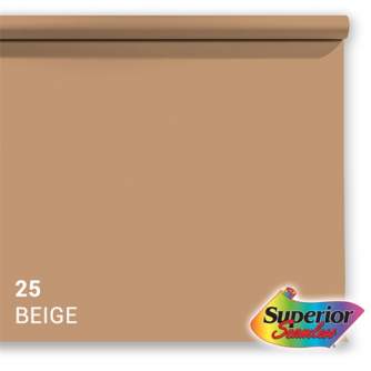 Backgrounds - Superior Background Paper 25 Beige 1.35 x 11m - quick order from manufacturer