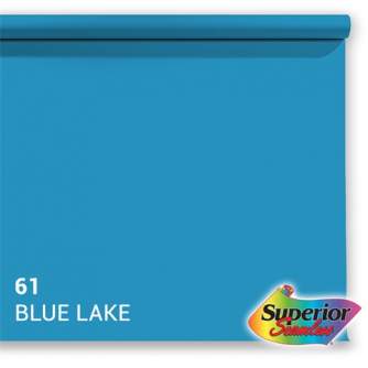 Фоны - Superior Background Paper 61 Blue Lake 1.35 x 11m - быстрый заказ от производителя
