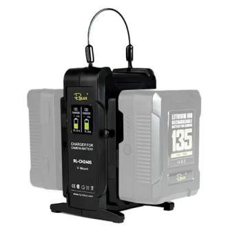 V-Mount Baterijas - Rolux Dual Fast Charger RL-CH240S for V-Mount Battery - быстрый заказ от производителя